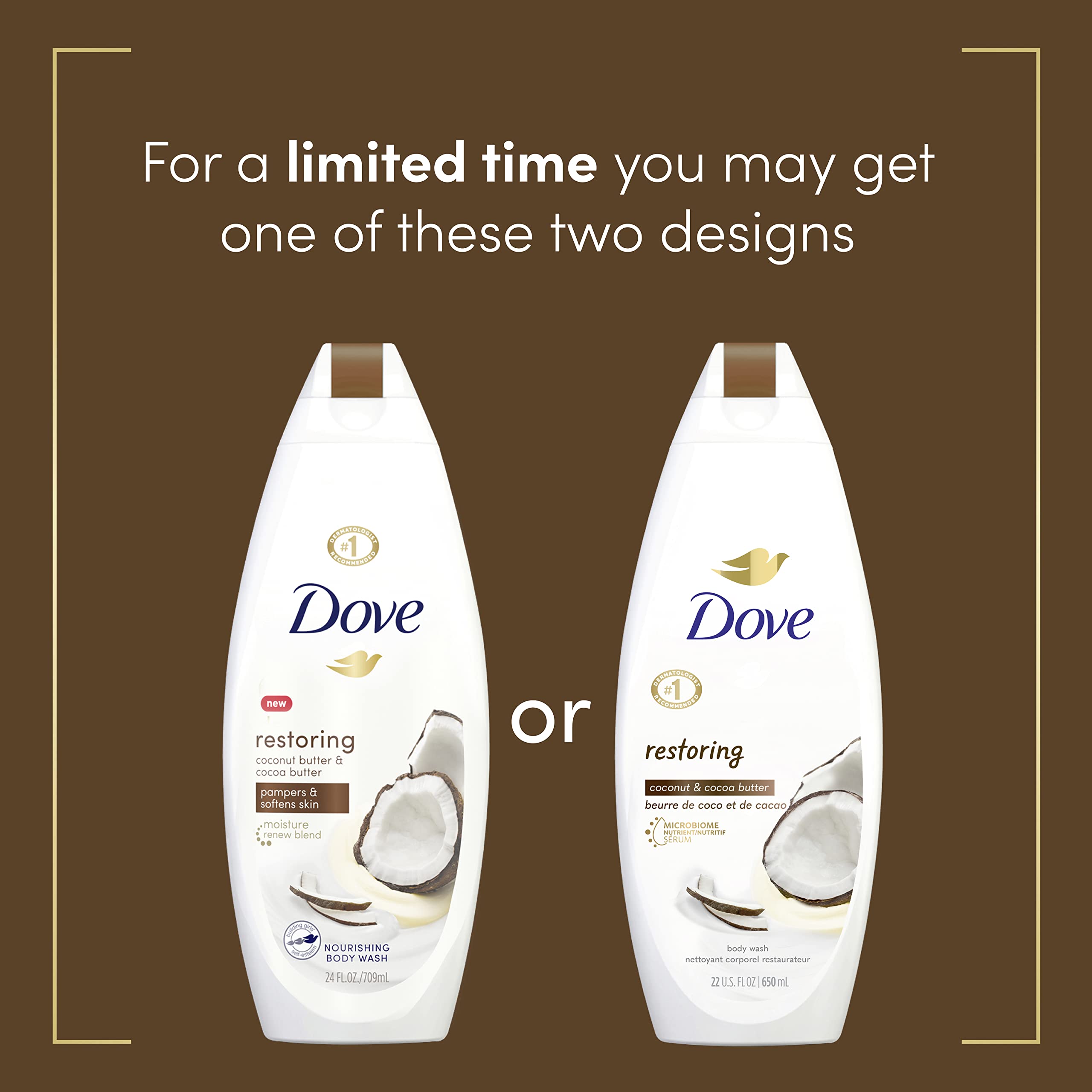 Dove Body Wash bubbles deliver luxurious foam for a refreshing daily cleanse.