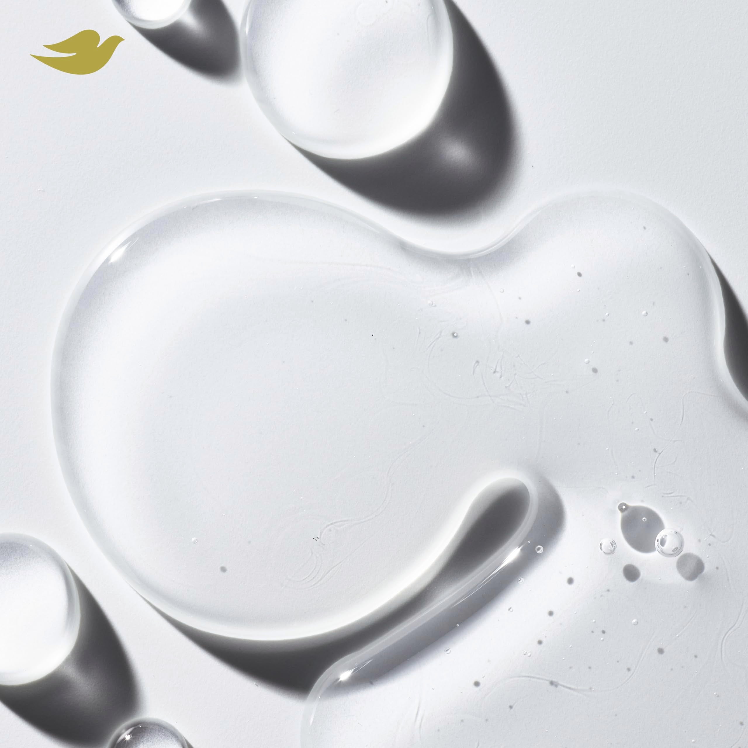 Dove Bond Strength Serum brushed-through hair shows improved manageability.