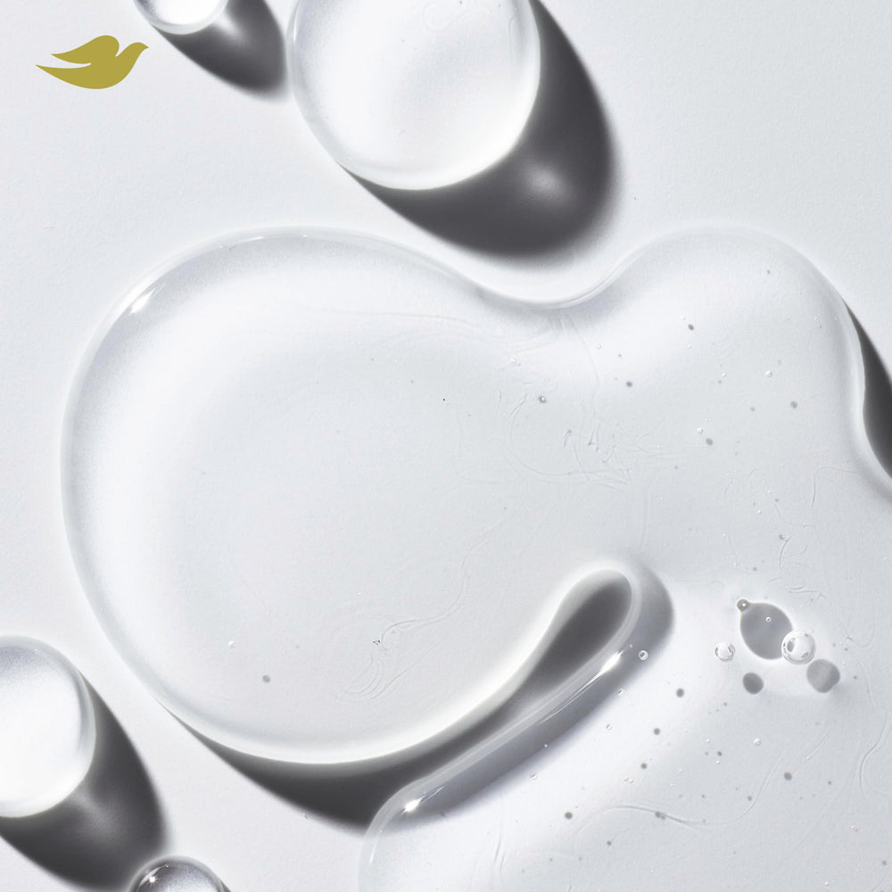 Dove Bond Strength Serum brushed-through hair shows improved manageability.