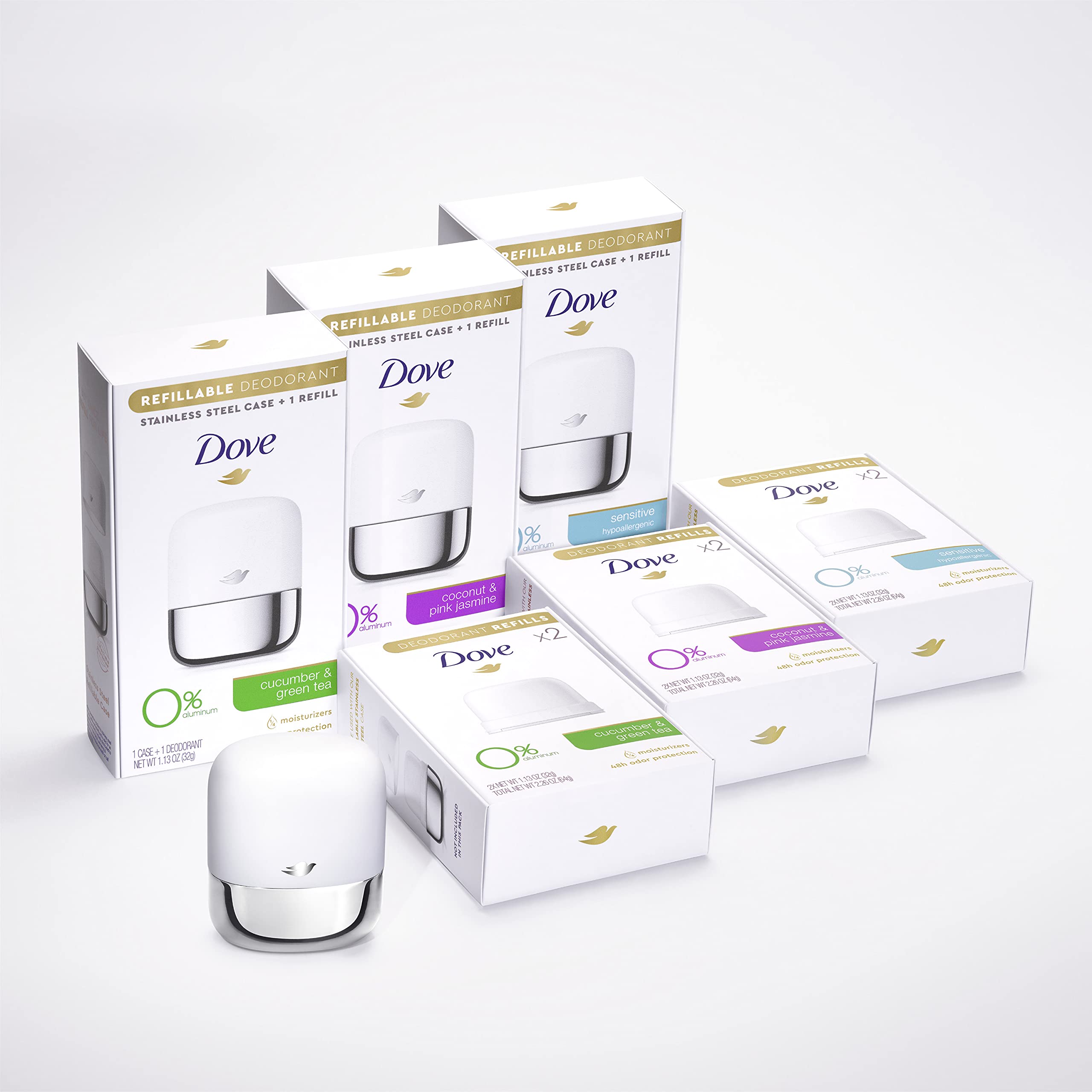 Dove care formula with 1/4 moisturizers leaves skin soft and smooth.