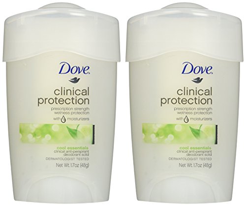 Dove Clinical Protection Cool Essentials dermatologist-tested formula for trusted protection.