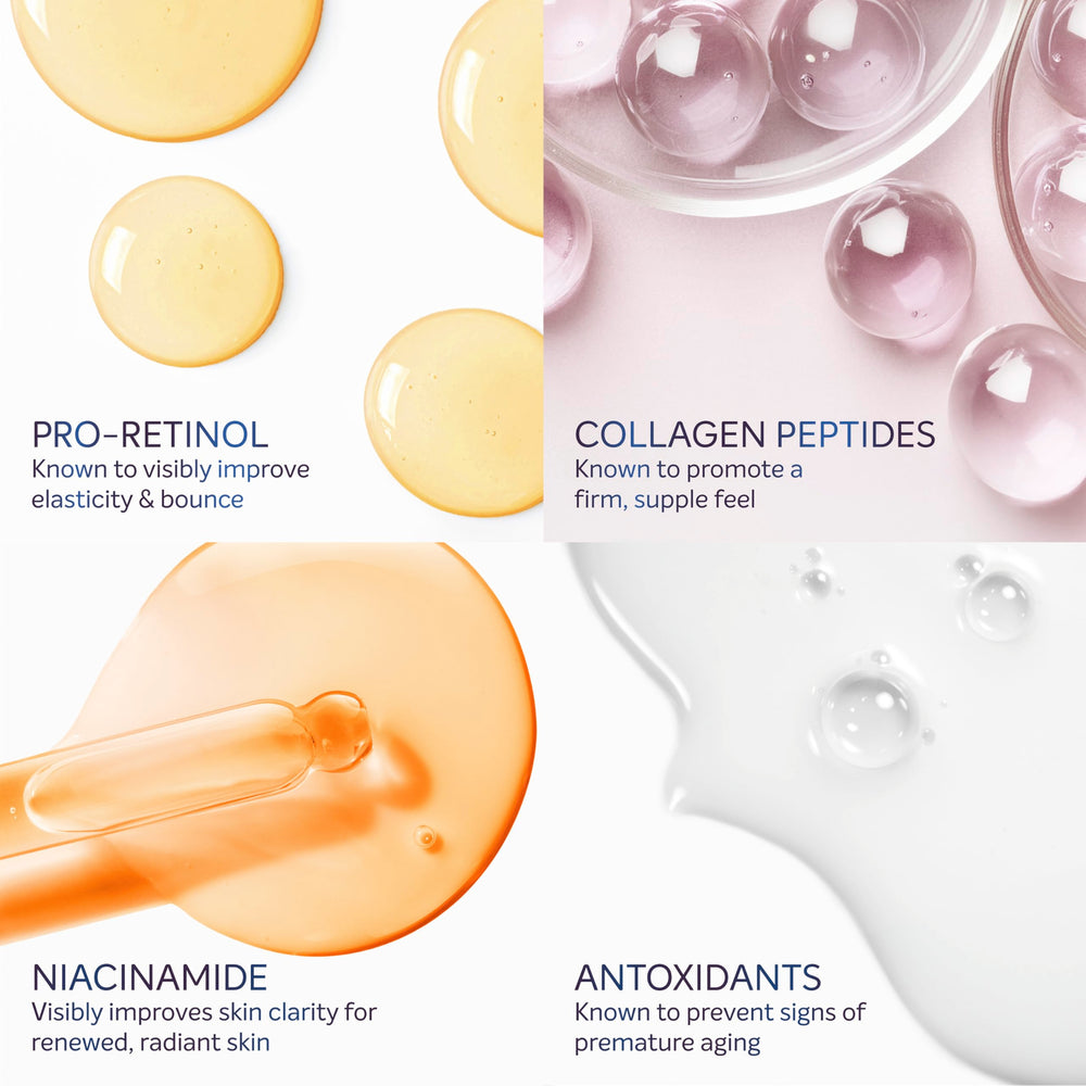 Dove Cream Serum Pro-Retinol Niacinamide ingredient spotlight for even tone.