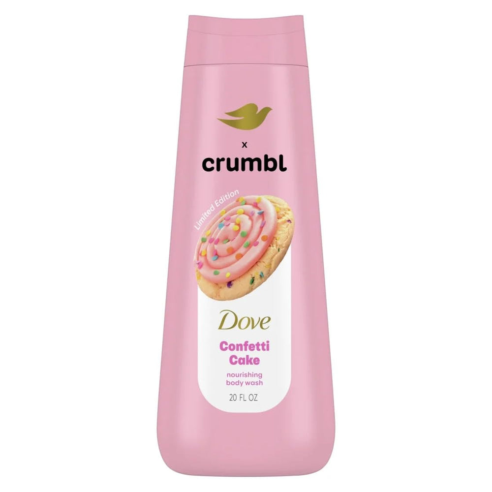 Dove Crumbl Confetti Cake body lotion front view for nourishing skin