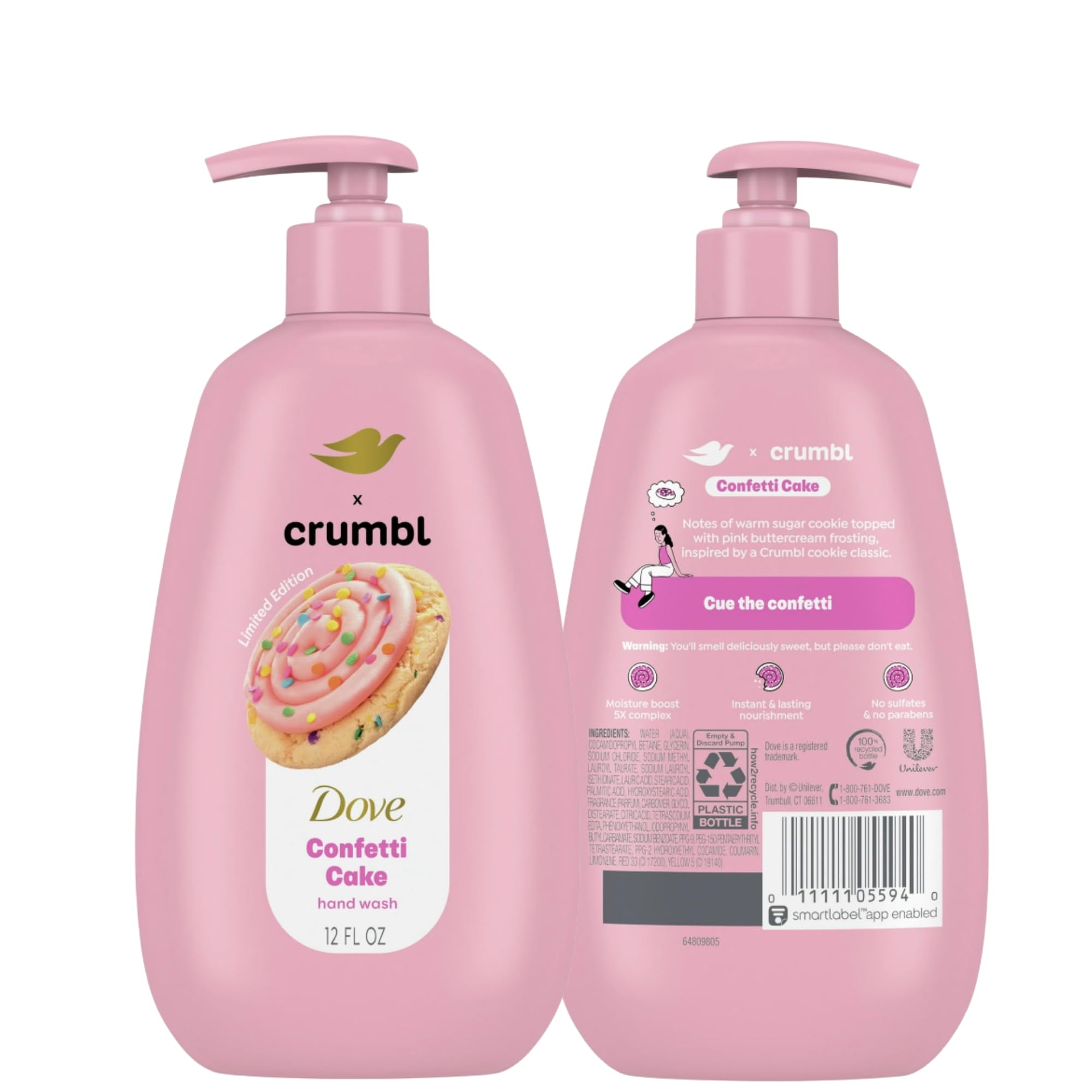 Moisture boost formula supports comfortable washing without dryness