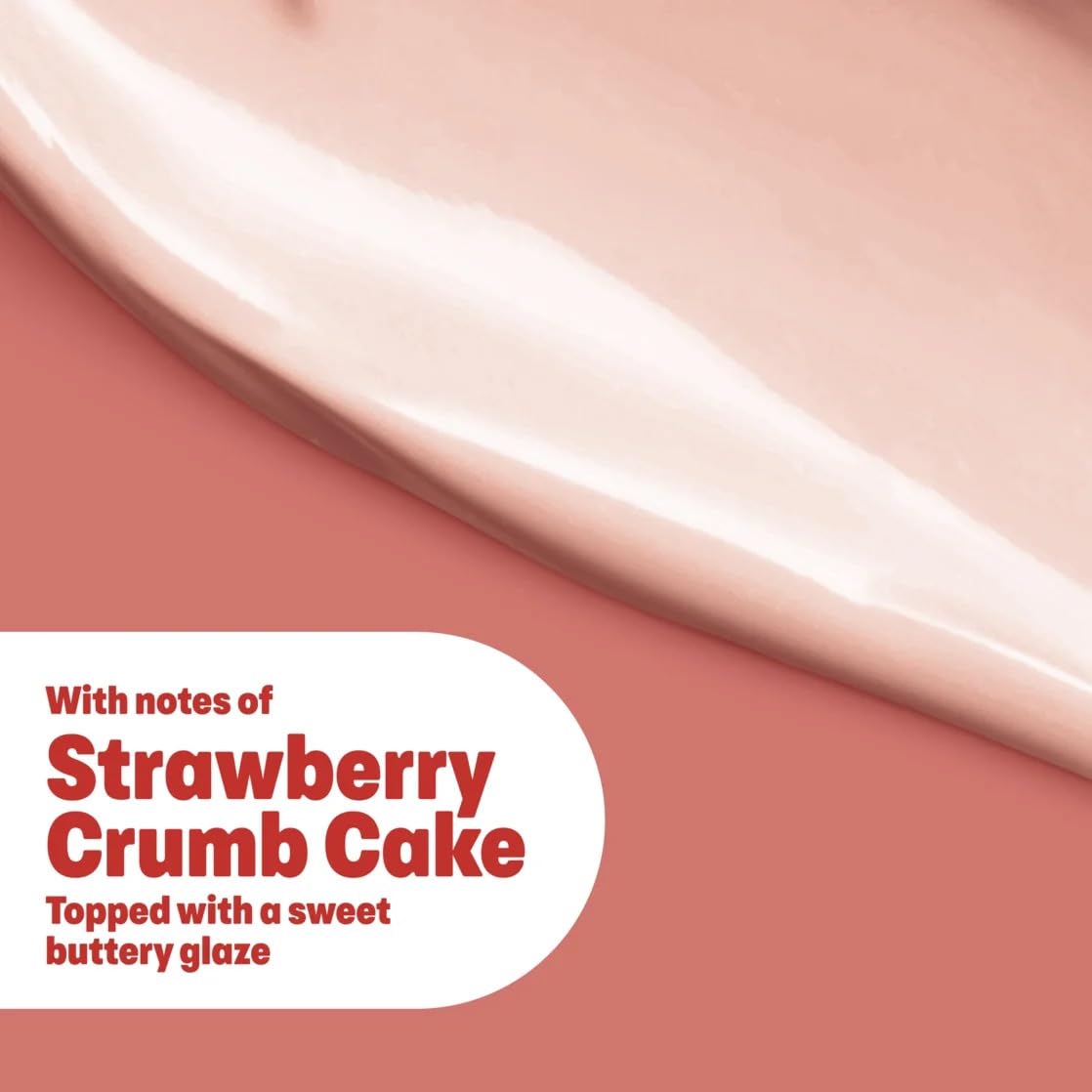 Dove Crumbl Strawberry Crumb Cake unboxing shot emphasizes gift-ready presentation.