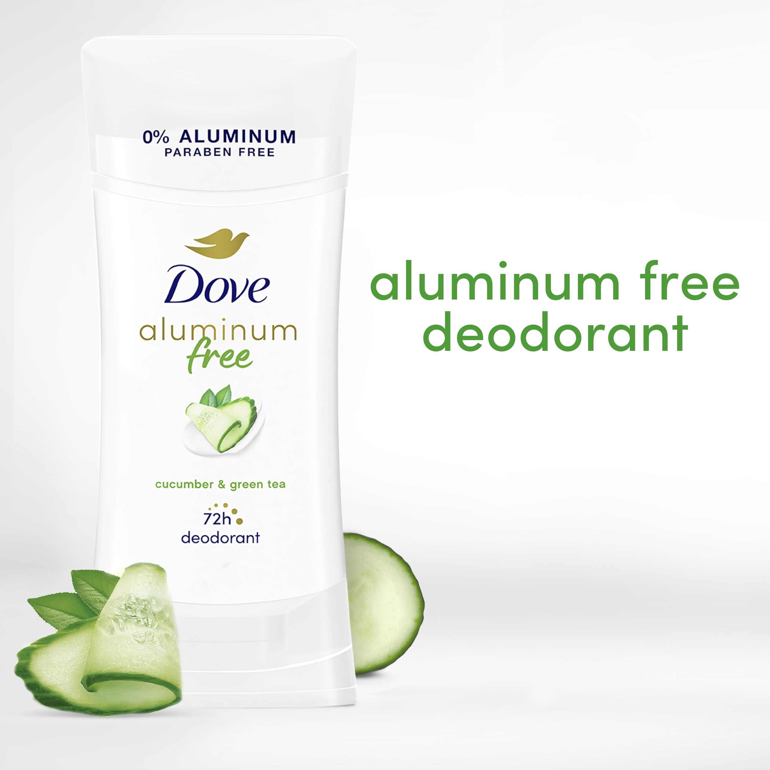 Dove cucumber green tea scent provides a refreshing daily fragrance.