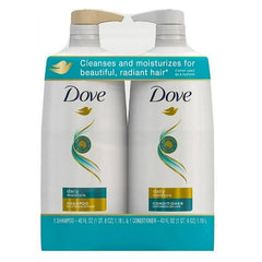 Dove Daily Moisture Shampoo bottle pump for smoother, more manageable hair