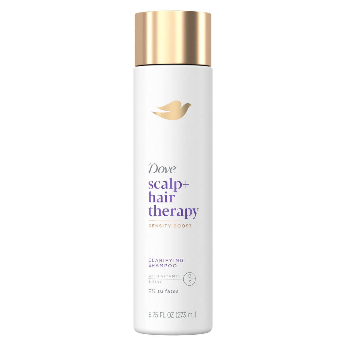 Dove Density Boost Shampoo bottle for gentle cleansing of fine hair.
