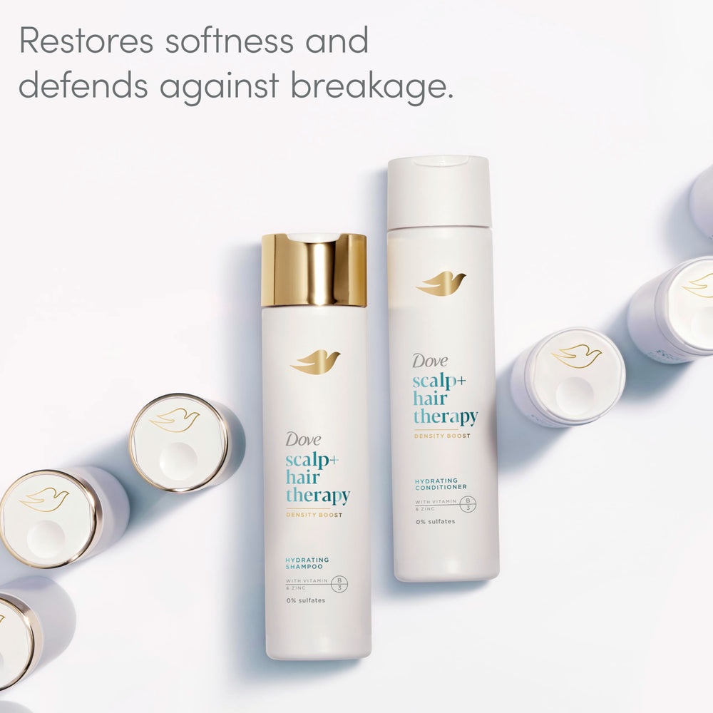 Dove Density Boost soft hair closeup reveals improved softness and manageability.