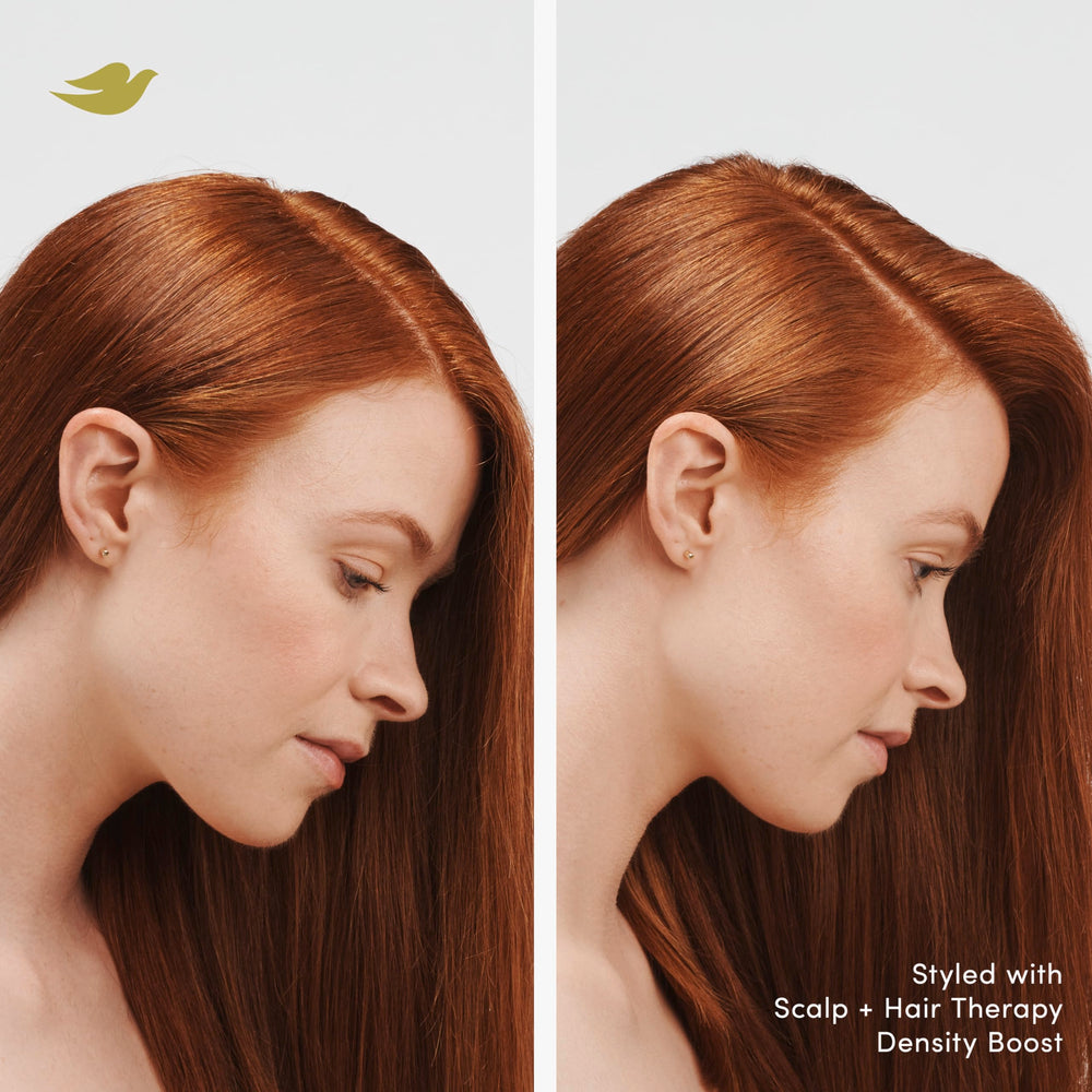 Dove Density Boost vegan cruelty-free logo on packaging.