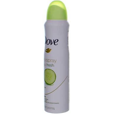 Dove Cool Essentials on skin after application with a light shimmer.