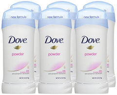 Dove deodorant stick application close-up shows smooth glide.