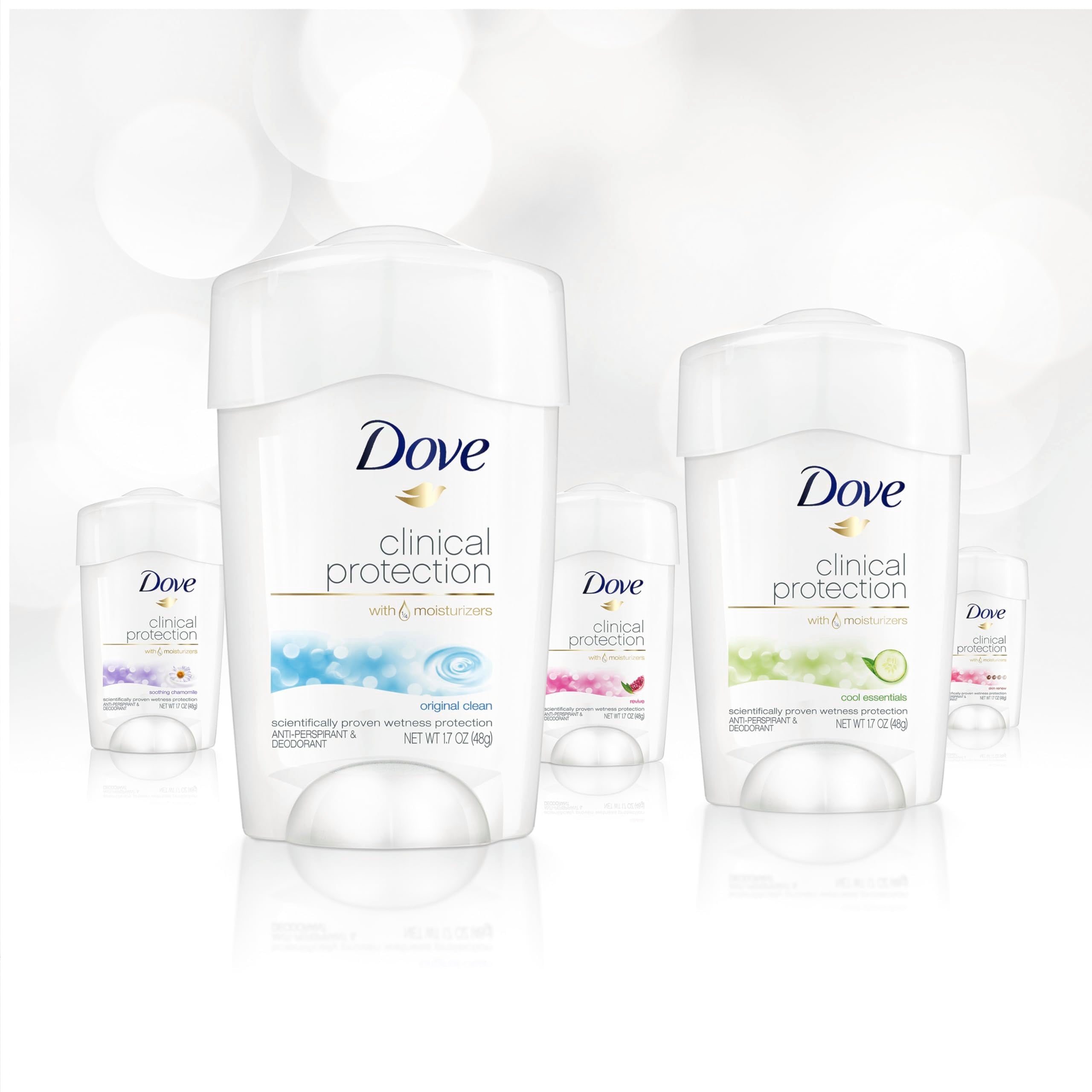 Dove deodorant stick application on underarm for smooth glide