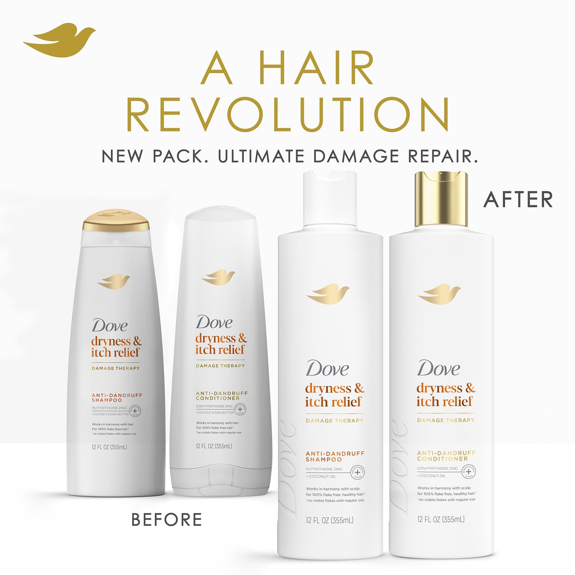 Dove DermaCare cruelty-free ethos illustrated on bottle-pack