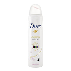 Dove Dry Spray Clear Finish provides 48-hour protection without residue.
