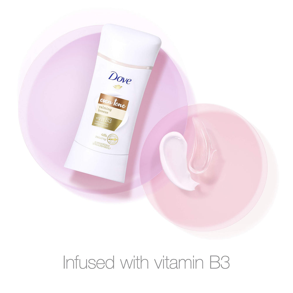 Graphic emphasizes 48-hour protection against odor and sweat
