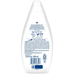 Dove Fresh Care rich-lather hand wash demonstrates moisturizing comfort.