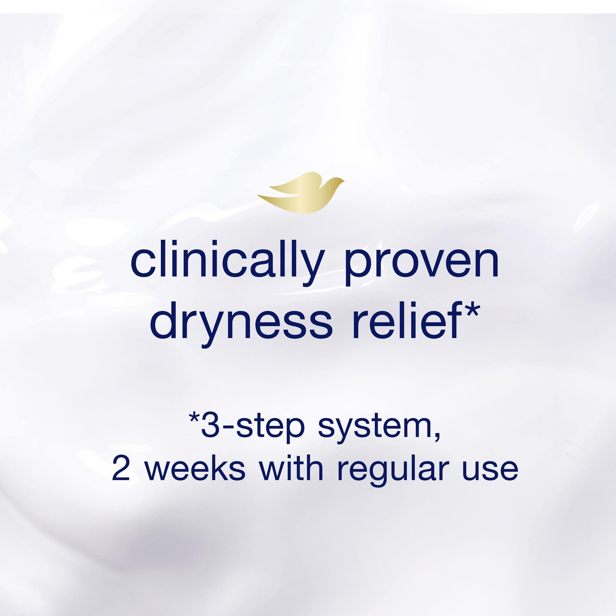 Hands applying Dove Hydration Spa Conditioner for smoother, more manageable hair in shower.