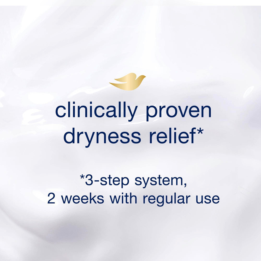 Hands applying Dove Hydration Spa Conditioner for smoother, more manageable hair in shower.