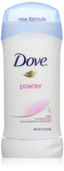 Dove invisible solid powder 6-pack front view highlights discreet underarm protection.