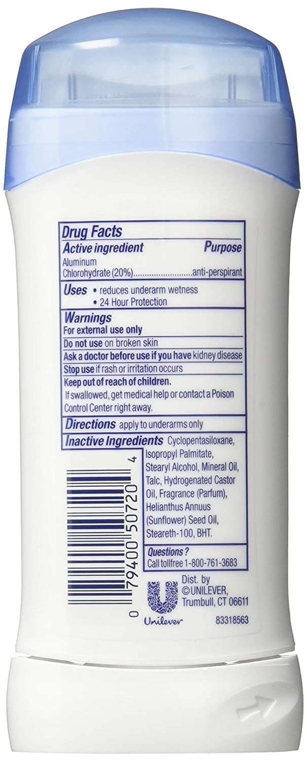 Dove Invisible Solid Powder deodorant in use underarm for all-day freshness.