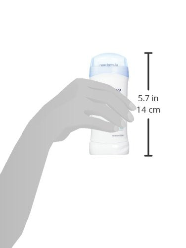 Dove Invisible Solid Sensitive Skin bottle closeup highlights 24-hour protection