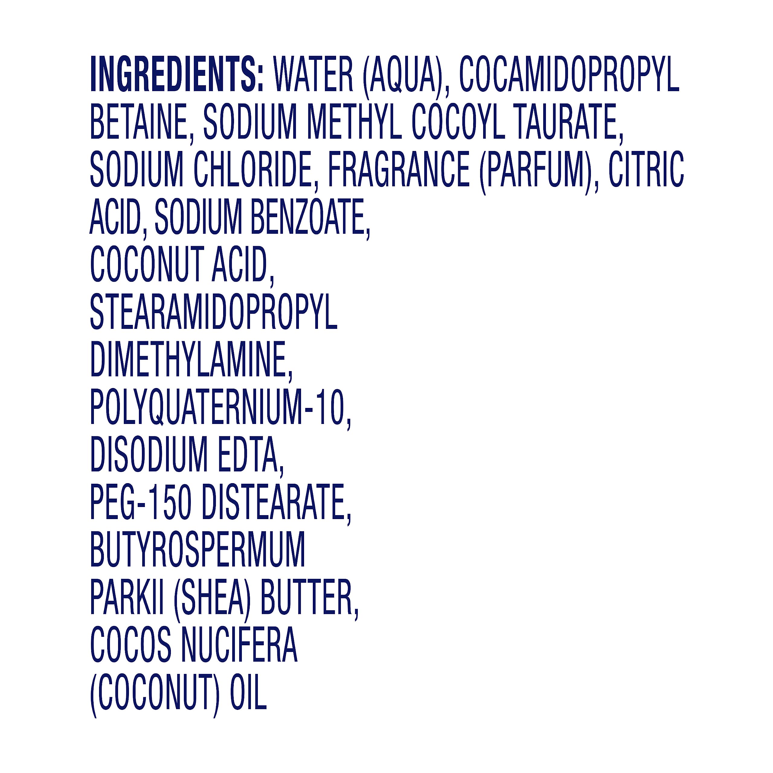 Dove Kids label highlights phthalate- and parabens-free formula for gentle care.