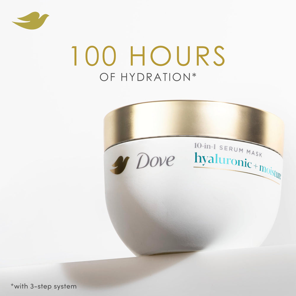 Dove liquid bio-protein care swirl illustrates protein-rich nourishment
