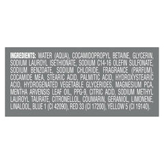 Recycled plastic bottle symbol highlights sustainability commitment.