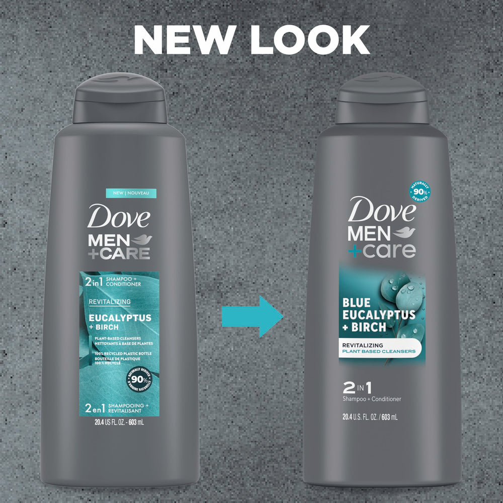 DOVE MEN + CARE 2-in-1 orange-peel citrus scent close-up for morning wake-up
