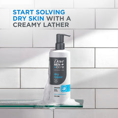 Dove Men+Care Advanced Care Dry Repair shea butter texture close-up