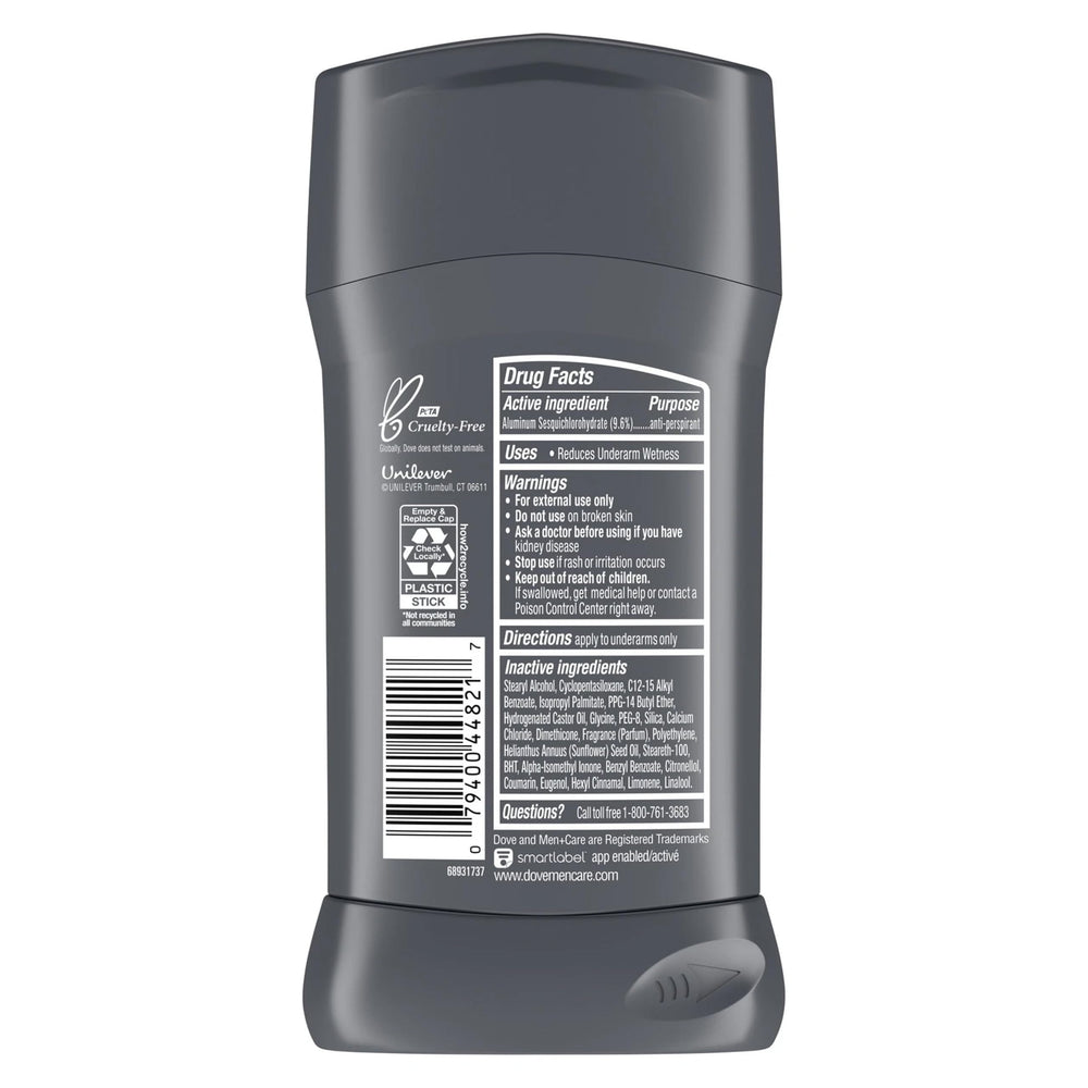 Dove Men+Care anti-yellow stains stick minimizes fabric staining.