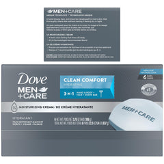 Creamy lather from Dove Men+Care Clean Comfort bar demonstrates easy cleansing