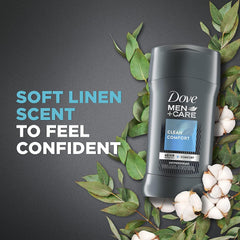 Dove Clean Comfort fragrance blend of lavender and oakmoss for a subtle aura