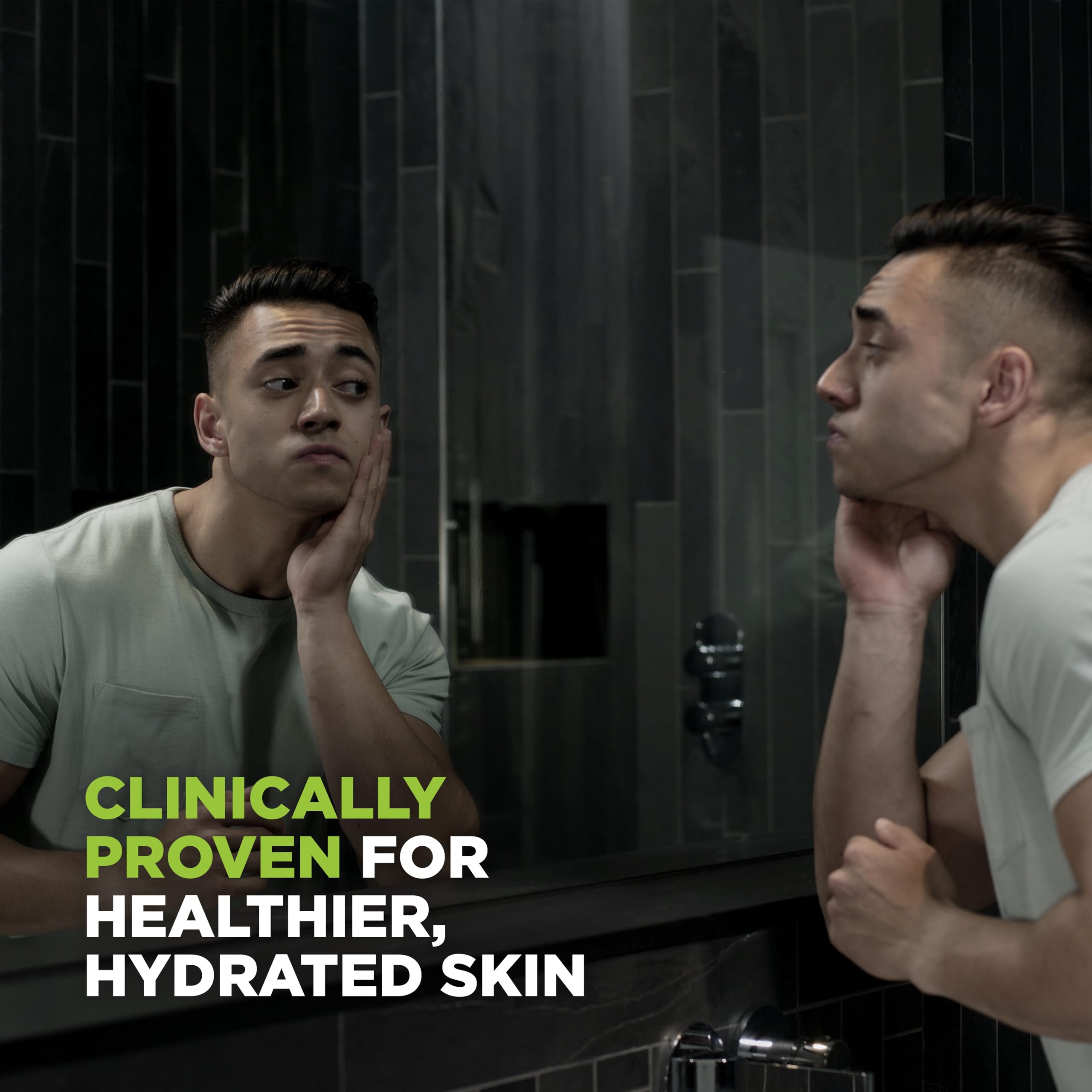 Dove Men+Care cruelty-free logo indicating PETA-approved