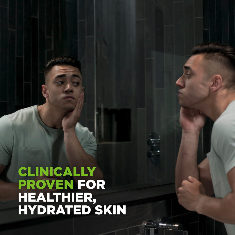 Dove Men+Care cruelty-free logo indicating PETA-approved