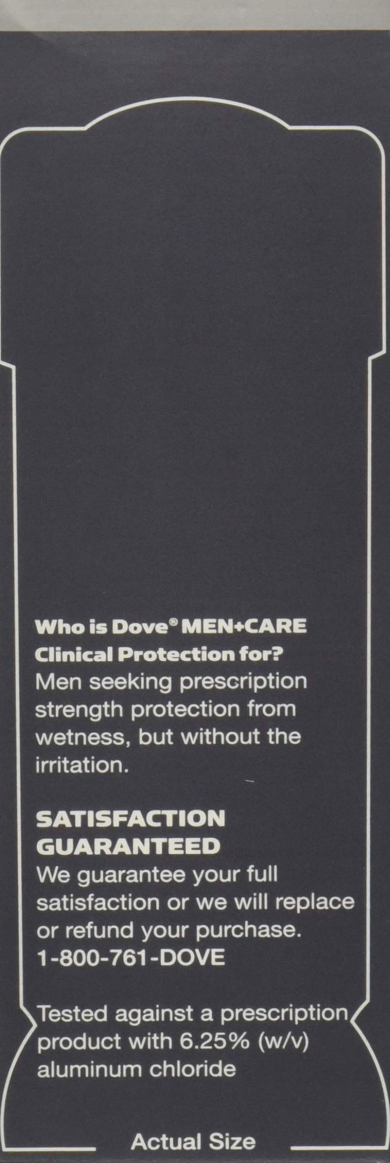 Dove Men+Care easy application image demonstrates twist dial usage.