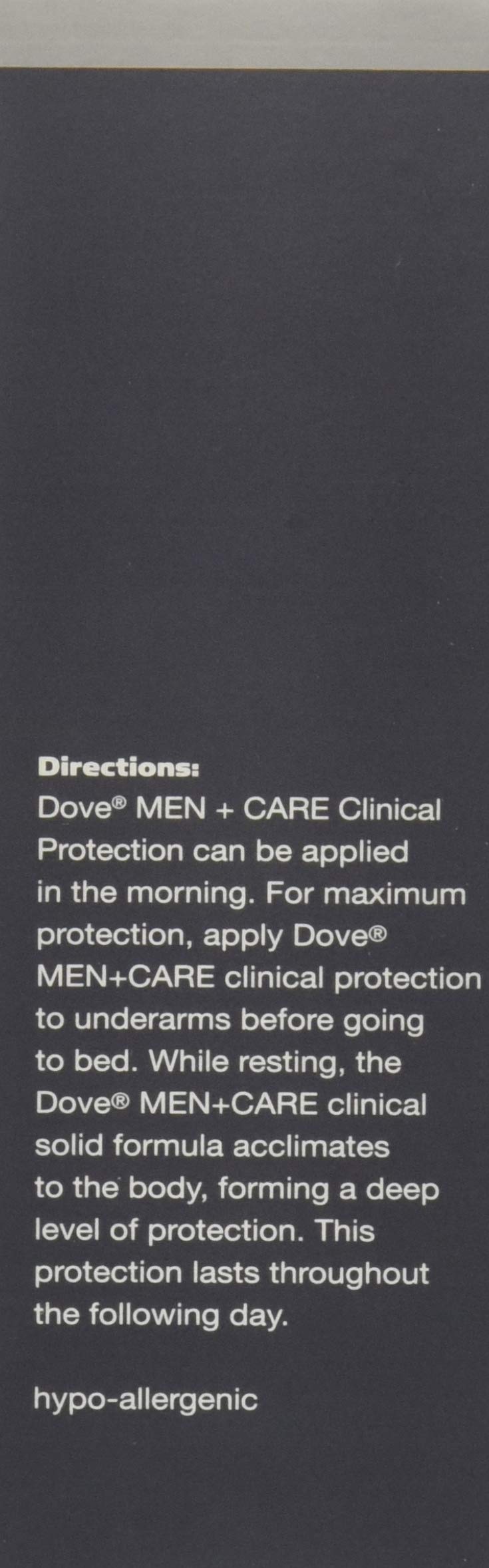 Dove Men+Care with ¼ moisturizers image showing skin comfort.