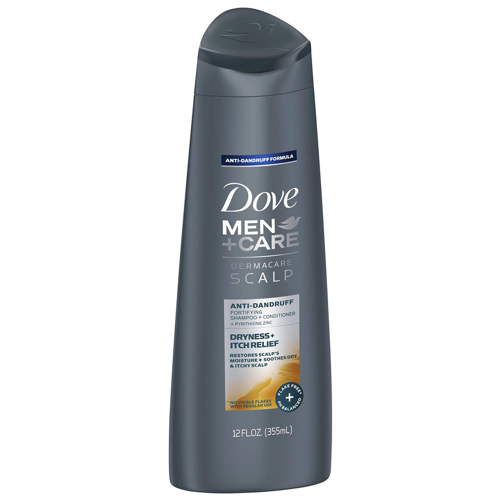 Pack of two Dove Dermacare bottles for convenient home care.
