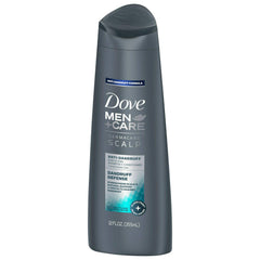 Dove Men+Care Dermacare lather demonstrates rich foam for dandruff support.