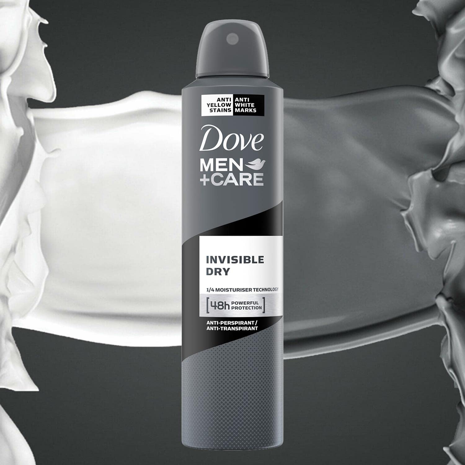 Dove Men+Care foil seal ensuring product integrity and freshness.