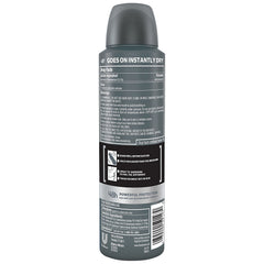 Dove Men Care Invisible Dry Spray in-use application demonstrates quick odor defense.