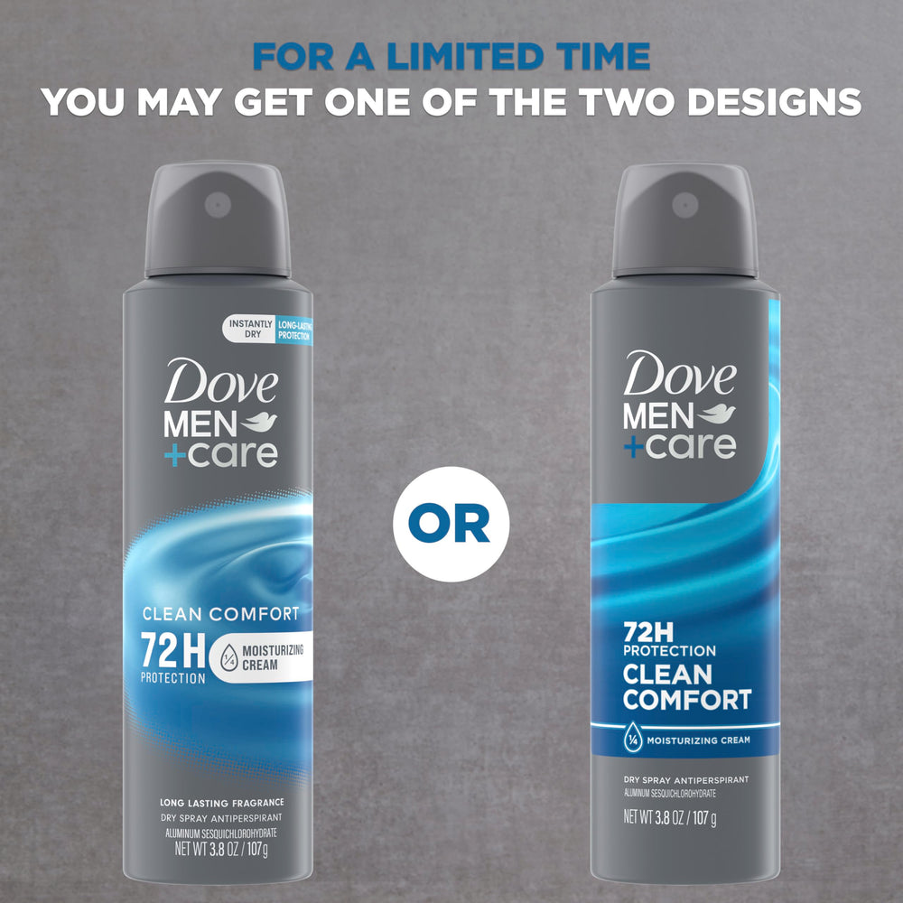 Dove Men+Care long lasting scent delivers a clean, subtle aroma without overpowering