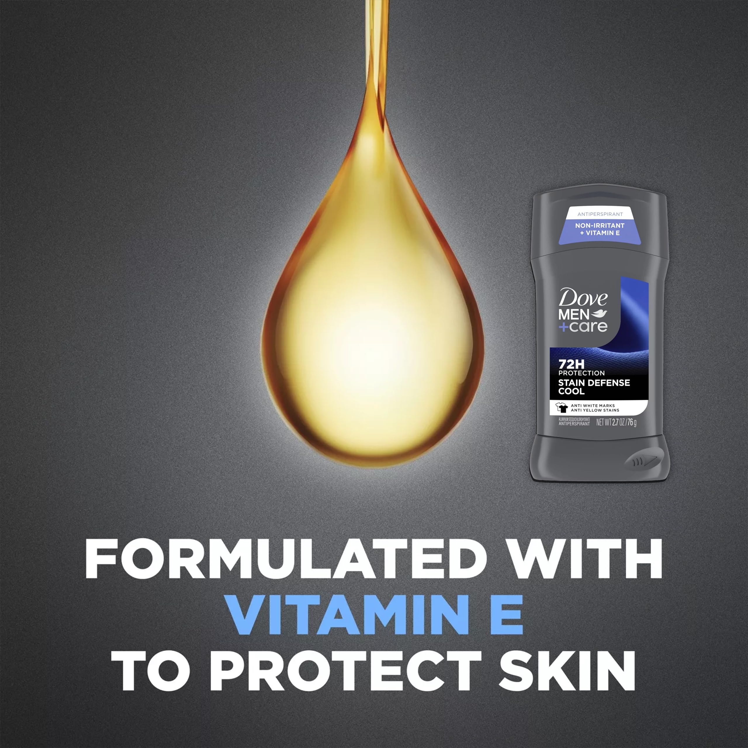 Dove Men+Care Rosemary Plum Sandalwood scent provides a refreshing masculine aroma.