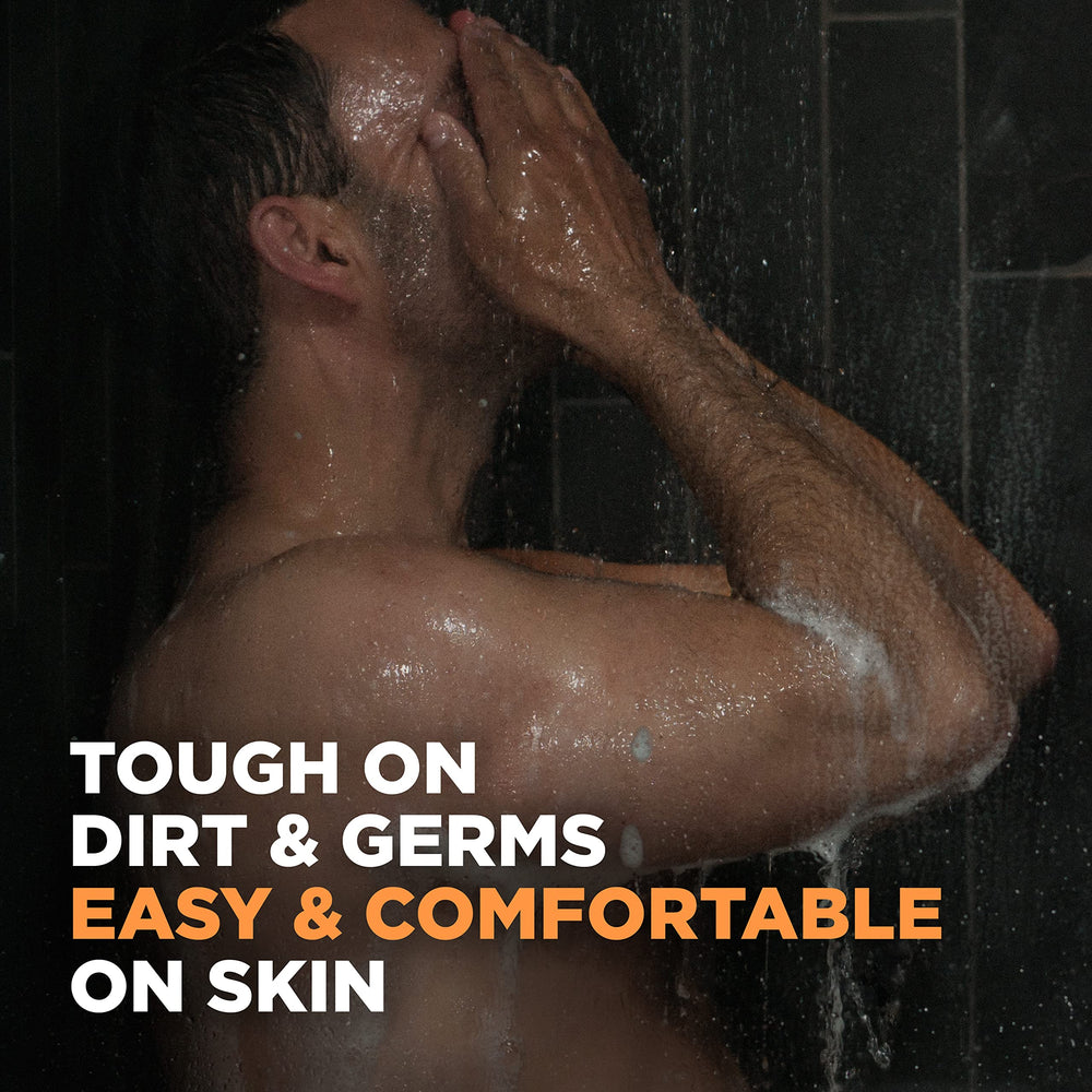 DOVE MEN+CARE Skin Defense bar creates rich lather for face and body
