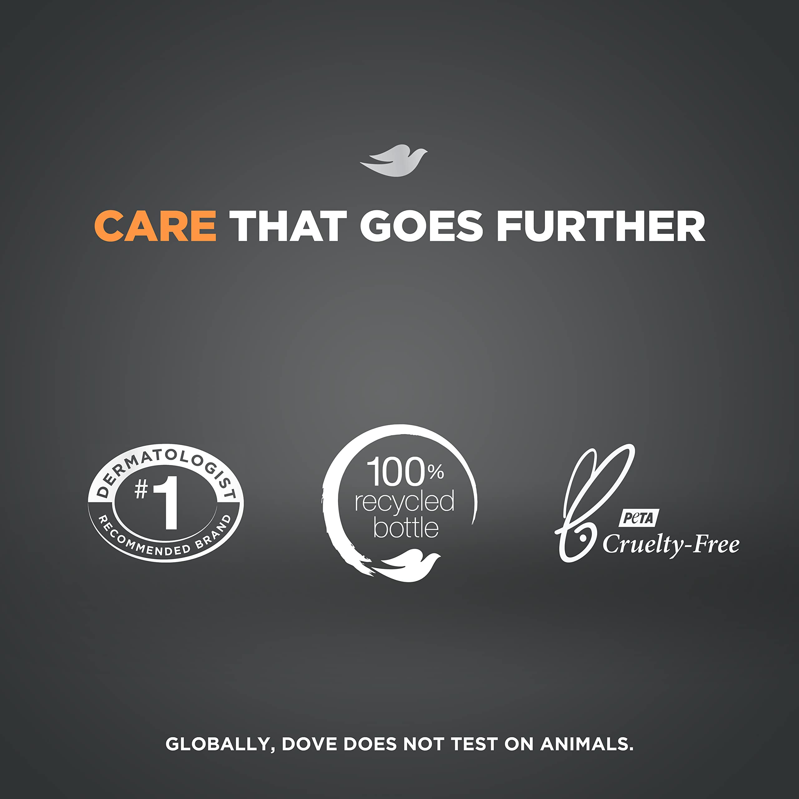 DOVE MEN+CARE Skin Defense bar rinses off cleanly with no residue
