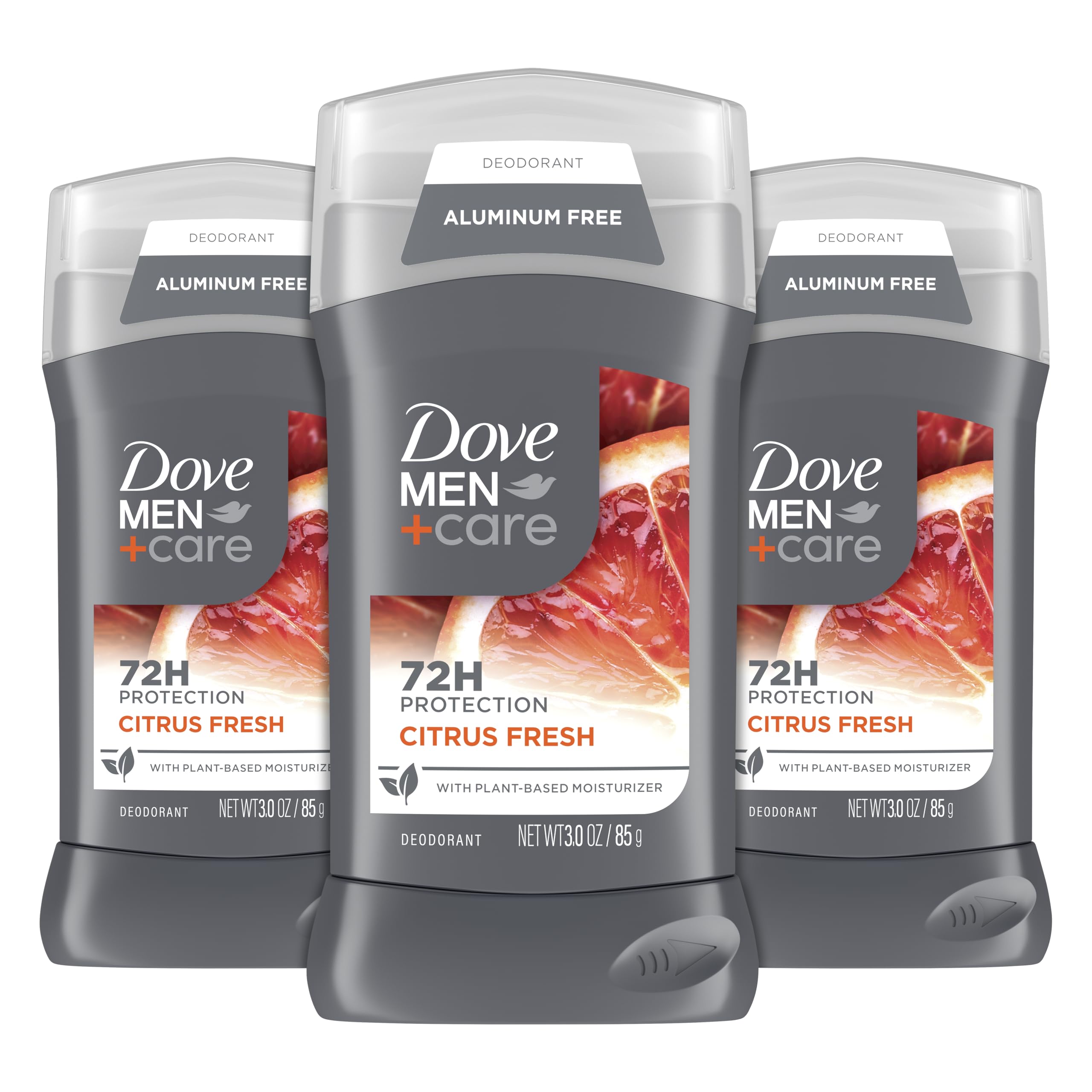 Dove Men+Care Summer Citrus deodorant stick for confident all-day freshness.