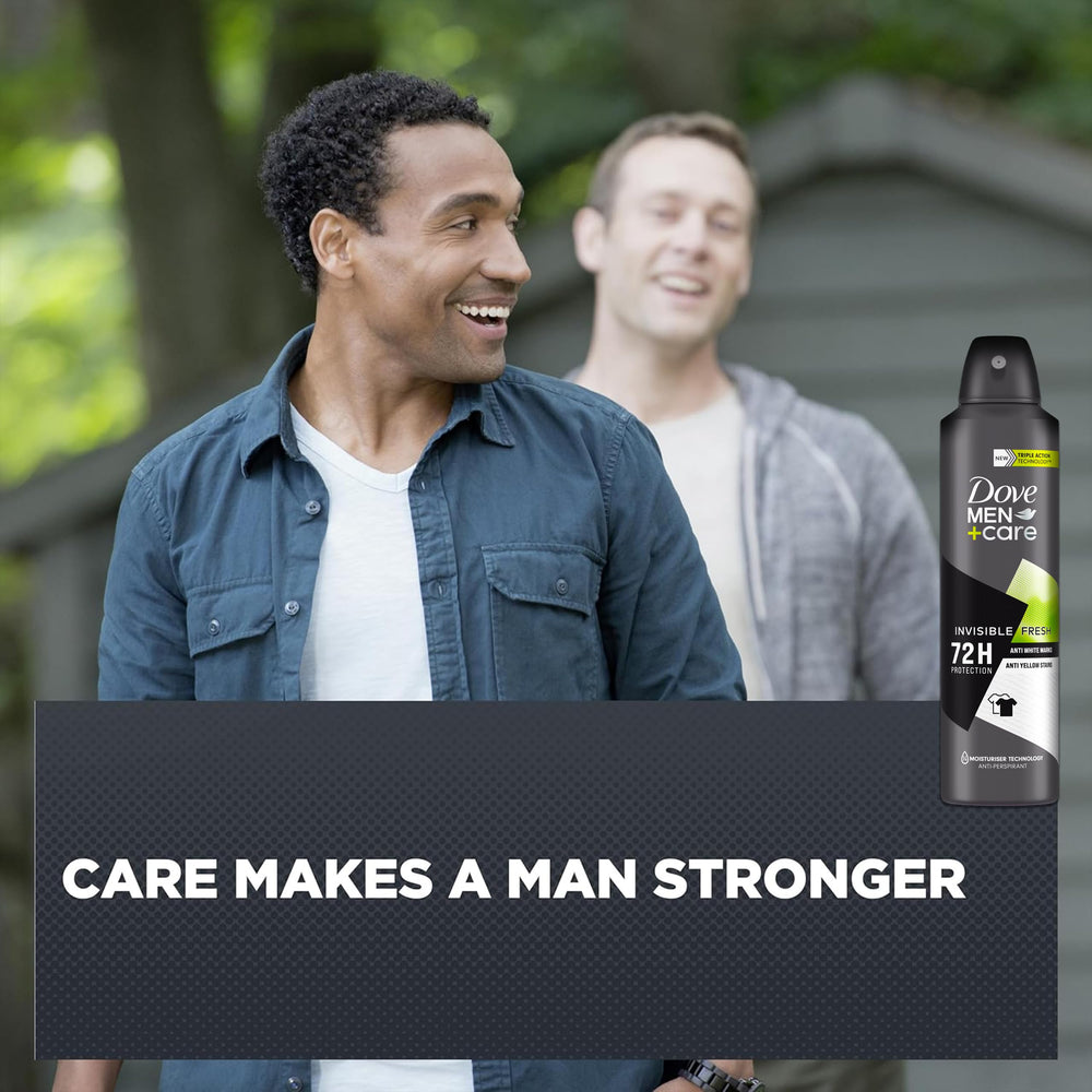 Dove Men+Care 6-pack provides reliable deodorant protection at home, gym, or travel.