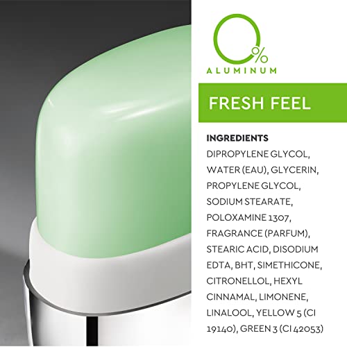 Dove Men+Care underarm application demonstrates fresh feel with aluminum-free protection.