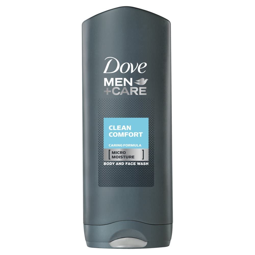 Dove Men Care value bundle packaging highlights twin 250ml bottles for versatile grooming.